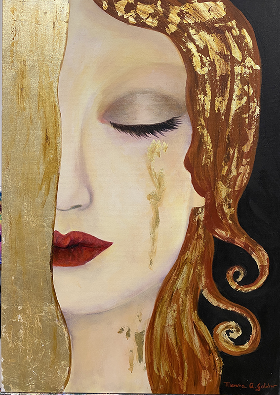 Menina Moa - 50 x 70 - Tc Mista - 2021